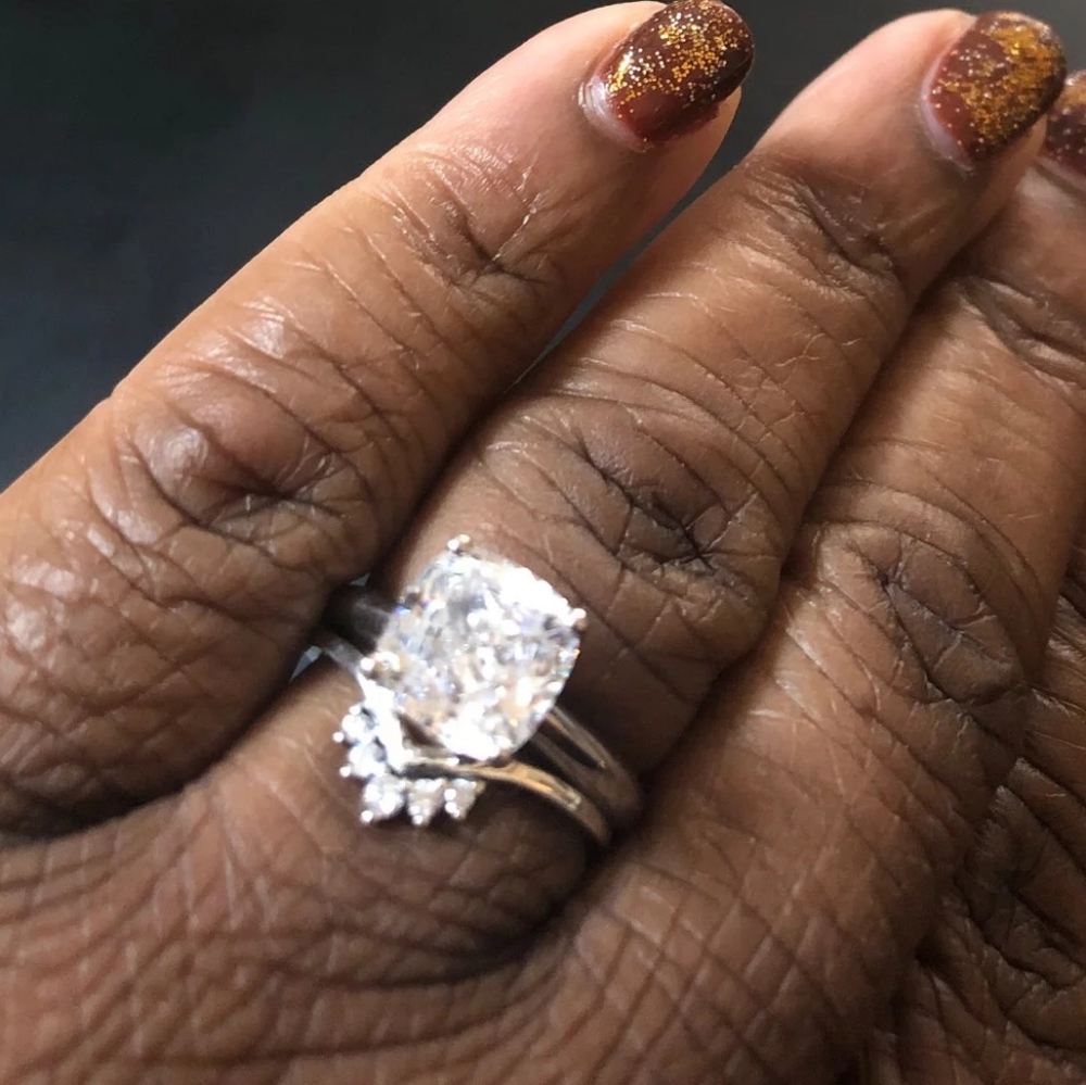 💎✨ 925 Veronica Wishbone Ring - Picture 8 of 9